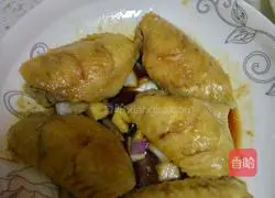 Illustration of how to make crispy fried chicken wings 2