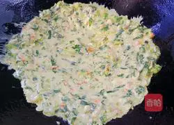 How to make cabbage and egg pancakes Illustration 6