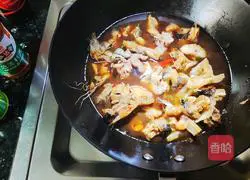 Illustration of braised monkfish 10