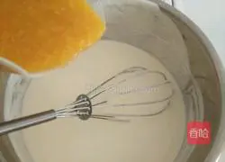 Illustration of how to make mango yogurt mousse 14