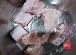 Pork ribs and pumpkin soup Illustration of how to do it 1