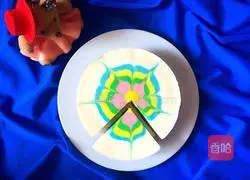 Illustration of how to make colorful yogurt mousse 9