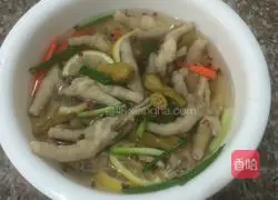 Illustration of how to make pickled pepper and chicken feet 10