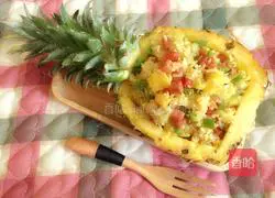 Thai pineapple rice recipe illustration 14