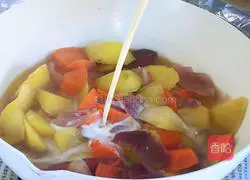 Illustration of how to make cream stew 14