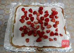 Strawberry Cream Cake Roll Recipe Illustration 21