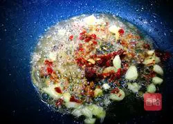 Dried bamboo shoots and roasted bacon Practice illustration 4