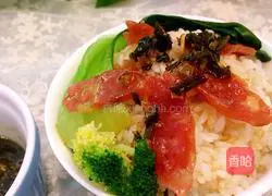 Illustration of how to make cured clay pot rice in a rice cooker 13