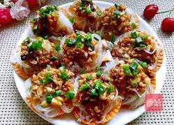 Illustration of how to make steamed scallop vermicelli 6