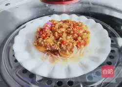 Illustration of how to make steamed scallop meat with garlic vermicelli 7