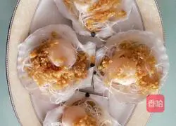 Illustration of how to make steamed scallops with vermicelli and garlic paste 7