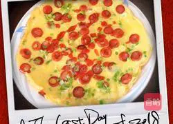 Illustration of how to make grilled sausages with fried egg buns 8