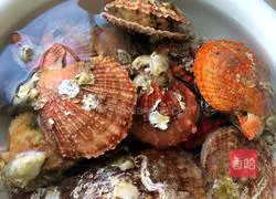 Illustration of how to make steamed scallops 3