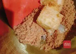 Illustration of how to make custard crispy puffs 1