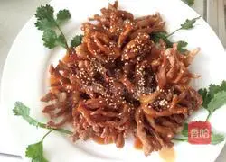 Illustration of how to make chrysanthemum meat 7