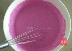 Illustration of how to make dragon fruit mousse cake 5