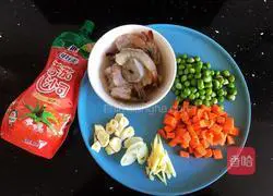 Illustration of how to make golden crispy shrimps 1