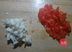 Illustration of how to make tomato sauce tofu 6