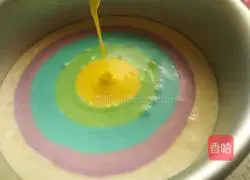 Rainbow Mousse Cake Recipe Illustration 17