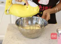 The no-bake cake that babies love - dragon fruit mousse Illustration of how to make Si cake 7