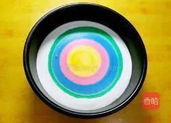 Illustration of how to make rainbow mousse cake 10