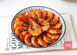 Illustration of Braised Prawns in Sauce 10