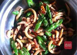 Illustration of Stir-fried Squid 11