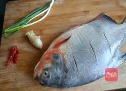 Braised fish Illustration of how to do it 1