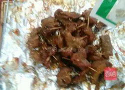 Illustration of how to make toothpick mutton 9