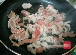 Illustration of how to make fried meat with mushrooms 3