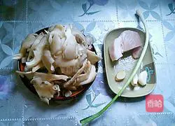 Illustration of Sichuan style roasted oyster mushrooms 1