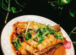 Illustration of how to make pan-fried grilled fish 8