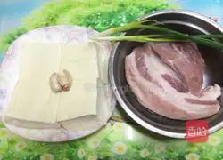 Illustration of how to braise Hakka Yong Tofu 1