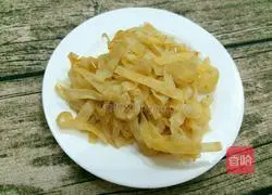 Illustration of how to make stir-fried spring cakes with cabbage and shredded pork 10