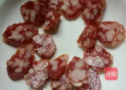 # Steamed Vegetables# Sausage and Steamed Egg Recipe Illustration 3