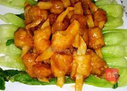 Illustration of how to make sweet and sour pork ribs and potato version 8