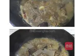 Illustration of how to cook duck with konjac 7