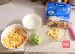 How to make Bear Cheese Apple Pie Illustration 1