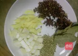 Illustration of how to make marinated dried tofu 3