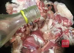 Red Illustration of braised mutton 3