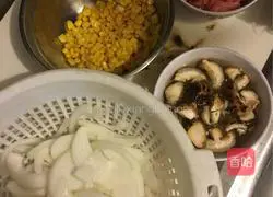 Illustration of how to make beef and black pepper pasta 2