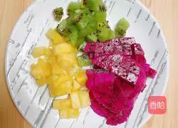 Illustration of how to make steamed buns and fruit pizza 3