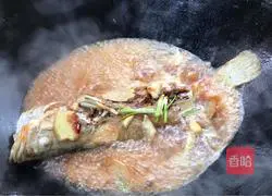 Illustration of braised mandarin fish 6