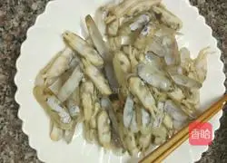Stir-fried razor clams Practice illustration 3