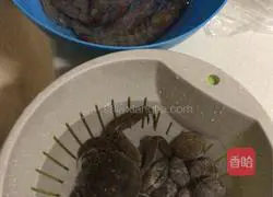 Illustration of how to make seafood porridge 2