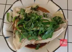 Illustration of steamed fat fish head (no oil and no salt) 10