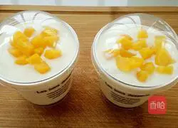 Illustration of how to make jelly mousse cup 10