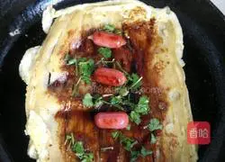 Illustration of how to make Korean grilled cold noodles 8