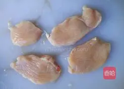 Illustration of how to make Western-style duck breast in white sauce 1