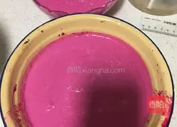 ♥️ Illustration of how to make dragon fruit mousse cake 7